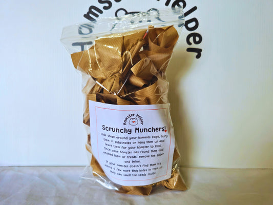 Mini Scrunchy Munchers – hamster chew toys