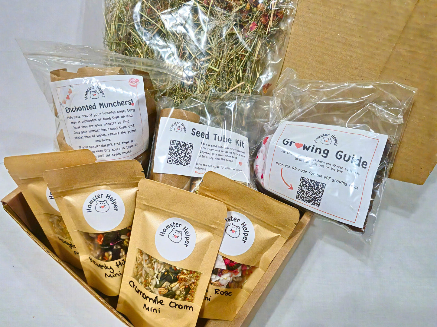 Hamster Bonding Box Valentine’s Enrichment & Treat Gift Set