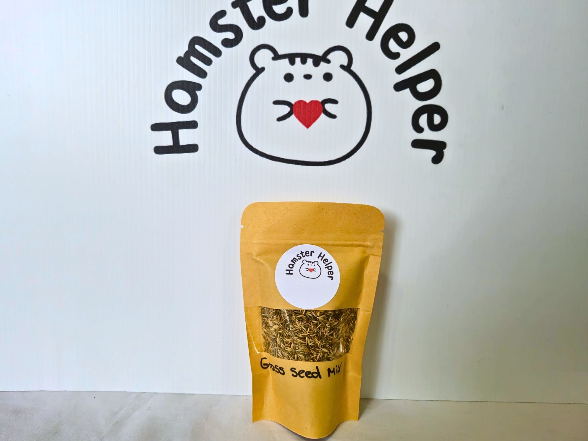 Pouch of mixed grass seeds for hamsters