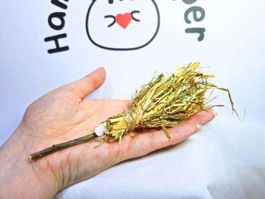 Hamster Halloween Broom Coconut Chew