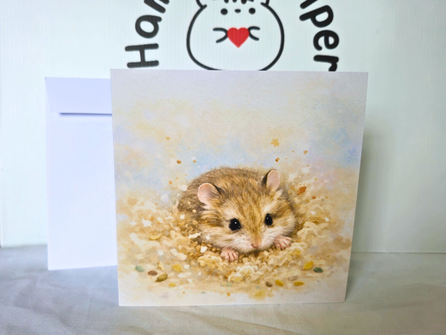 Hamster Greeting Card - Syrian, Robo, Dwarf and Chinese hamsters