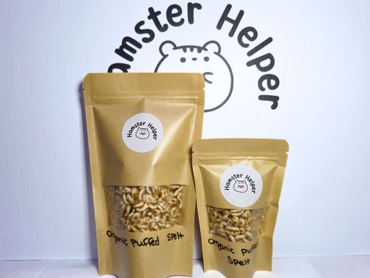 Puffed Spelt - Natural Forage & Hamster Treat