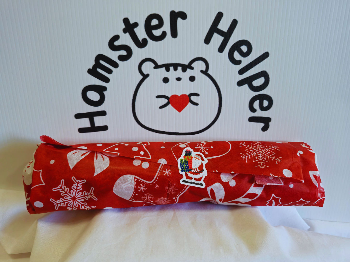 Christmas Cracker Hamster Chew and Forage Toy - hand made