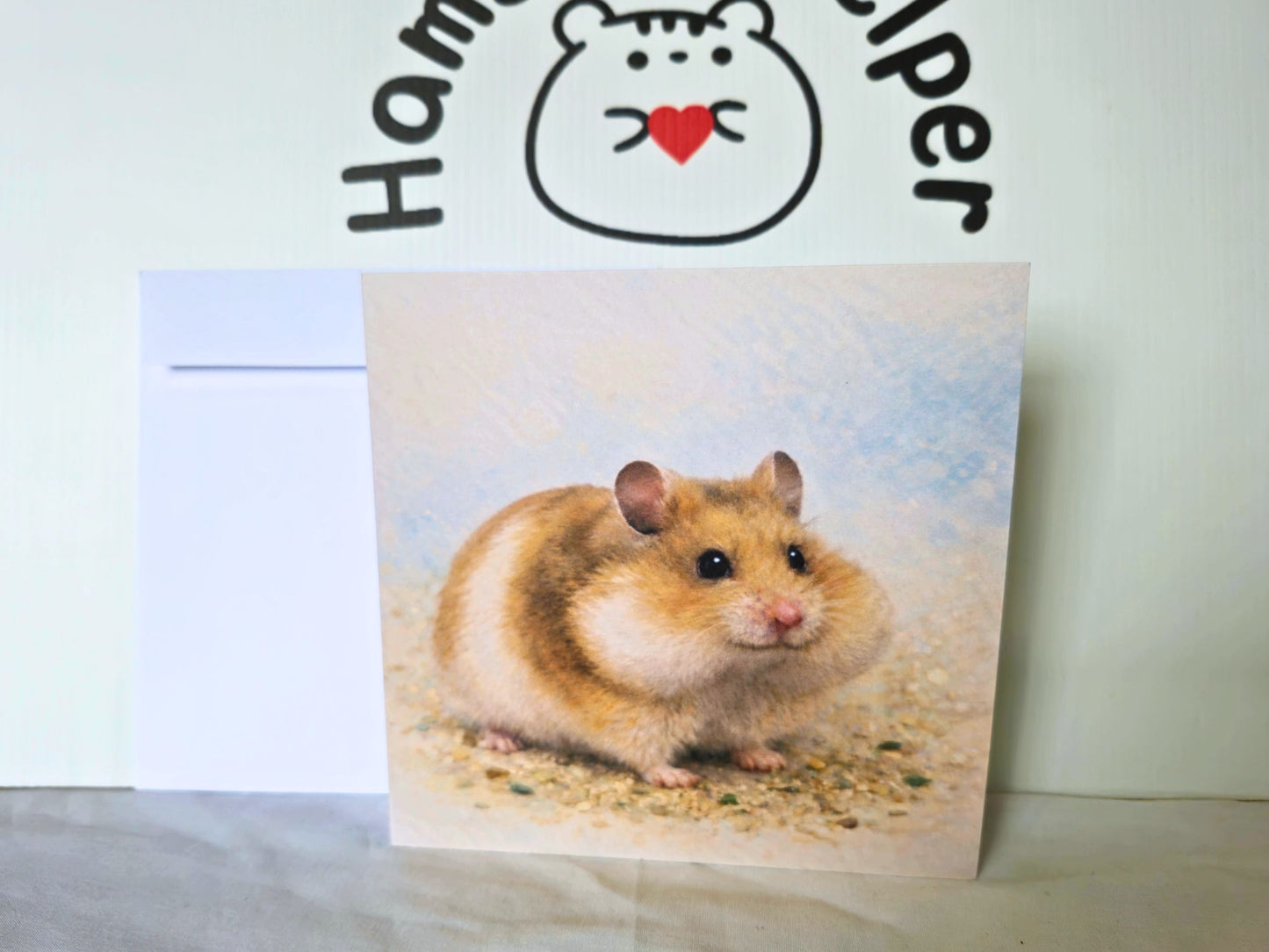 Hamster Greeting Card - Syrian, Robo, Dwarf and Chinese hamsters