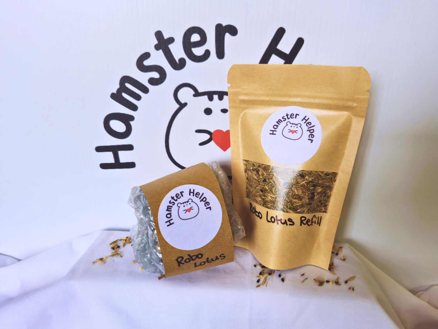 Robo Lotus – stuffed hamster foraging toy