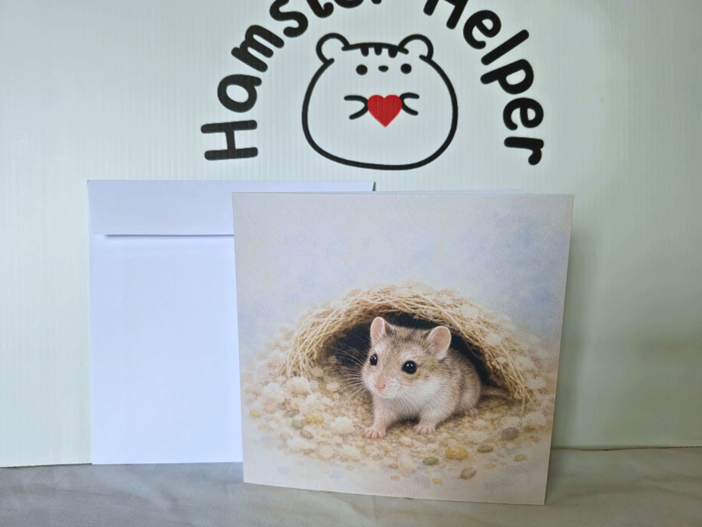 Hamster Greeting Card - Syrian, Robo, Dwarf and Chinese hamsters