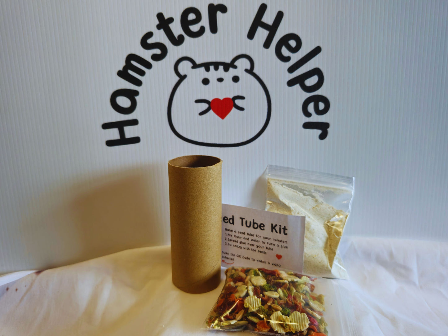 Hamster Christmas Seed Tube DIY Kit