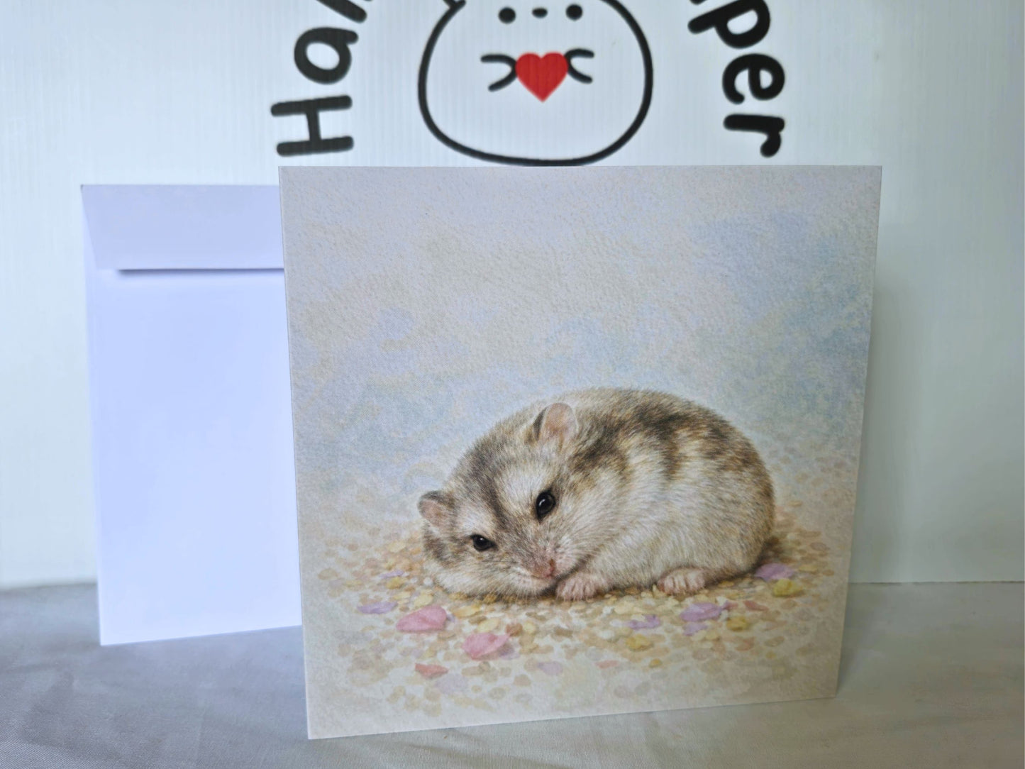 Hamster Greeting Card - Syrian, Robo, Dwarf and Chinese hamsters