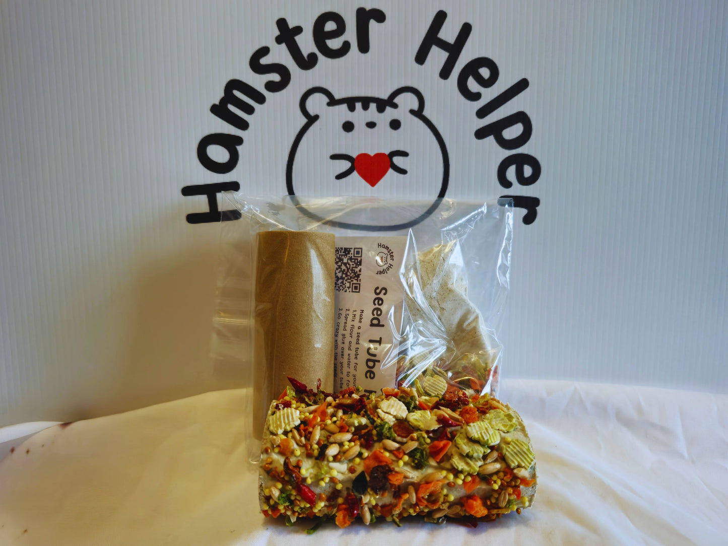 Hamster Christmas Seed Tube DIY Kit