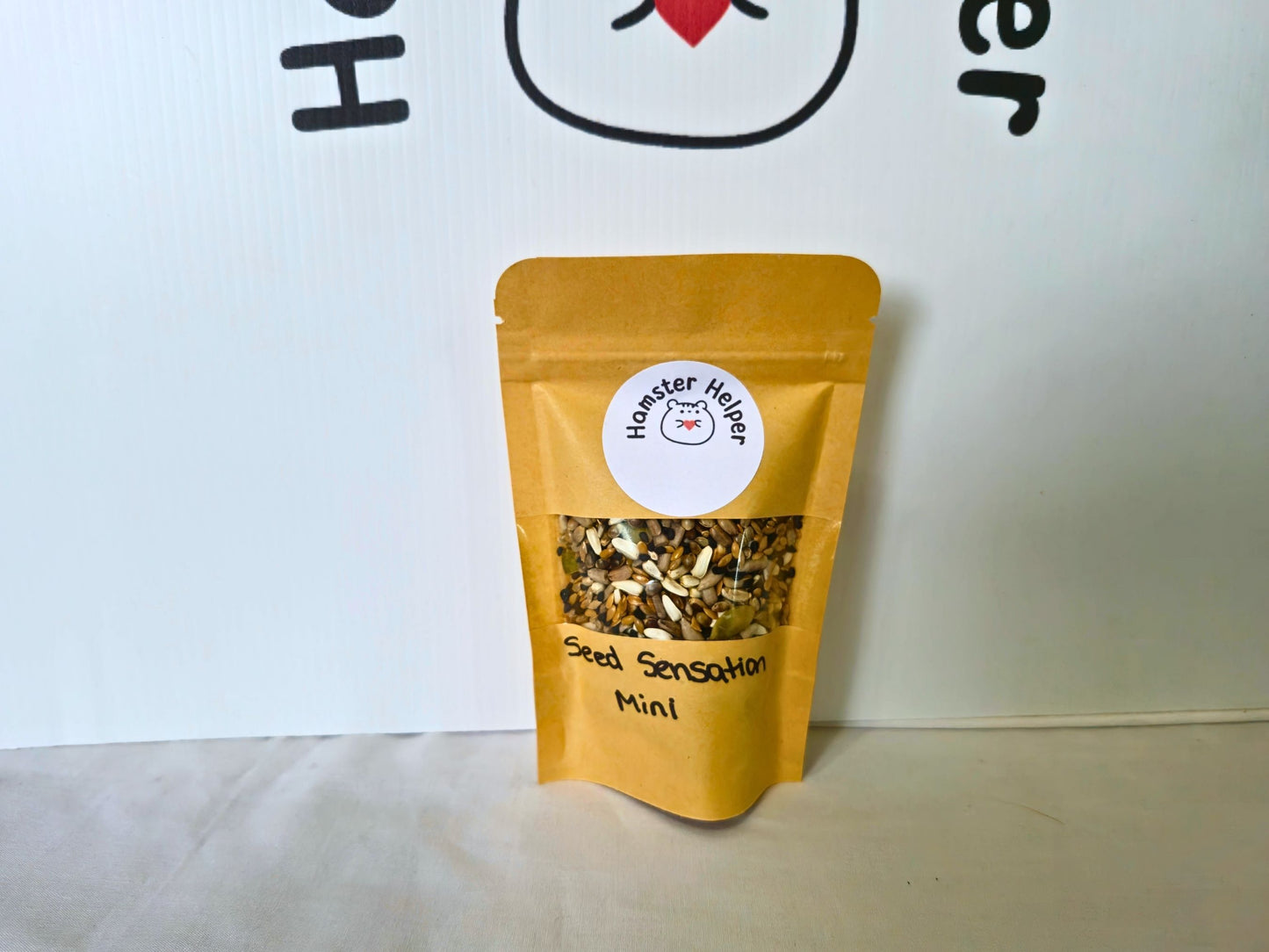 Mini pouch of Seed Sensation hamster treats
