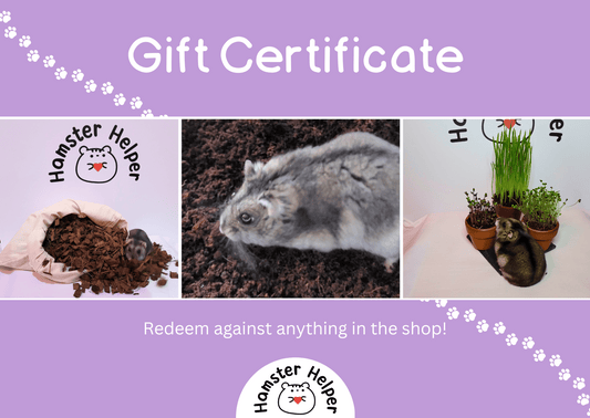 Hamster Helper gift card