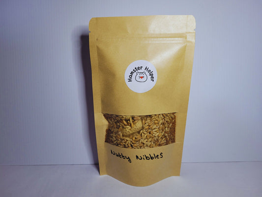 The nutty nibbles hamster treat pouch